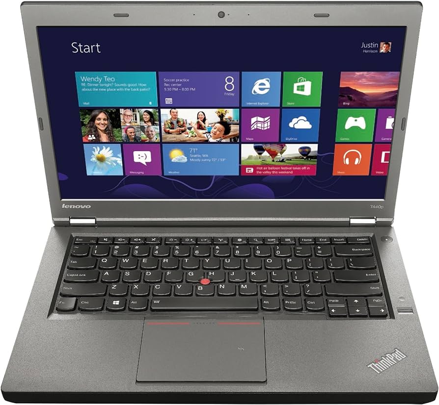 لپ تاپ استوک لنوو مدل Lenovo ThinkPad T440P - i7 8G 256GSSD 1G